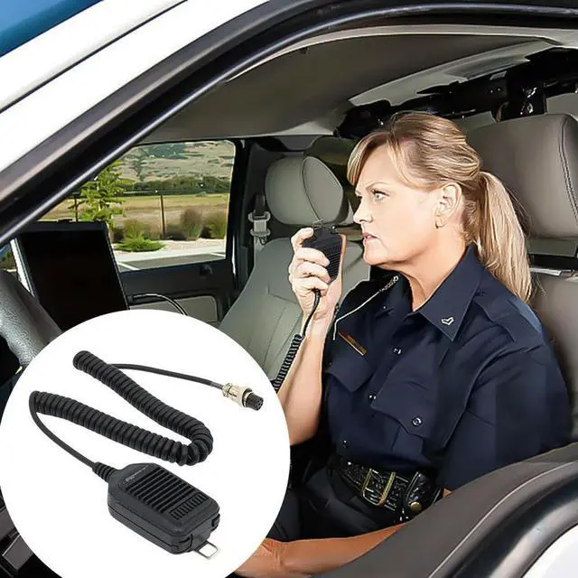 Alt view image 3 of 3 - HM-36 Hand Speaker Mic Microphone 8 Pin Handheld Speaker Microphone for ICOM IC-718 IC-78 IC-765 IC-761 IC-7600
