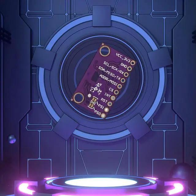 Alt view image 3 of 3 - ICM20948V2 9DOF 9-Axis Sensor Module 9 Axis Motion Tracking Device Sensor Module Gyroscope Acceleration Magnetic Sensor