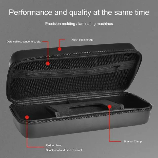 Alt view image 2 of 3 - Hard Carrying Case Shockproof Portable Bag Anti-Drop Protective Case with Mesh Pocket Anti Scratch for Legion Go