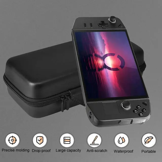 Alt view image 3 of 3 - Hard Carrying Case Shockproof Portable Bag Anti-Drop Protective Case with Mesh Pocket Anti Scratch for Legion Go