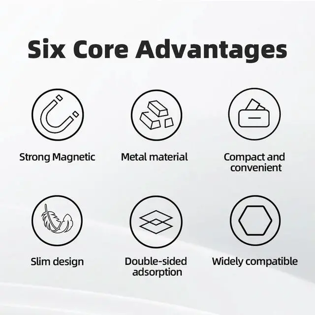 Main image of Magnetic Adapter Aluminum Alloy Cell Phone Magnet Mount Adapter Universal for Flow Sports Camera Accessories