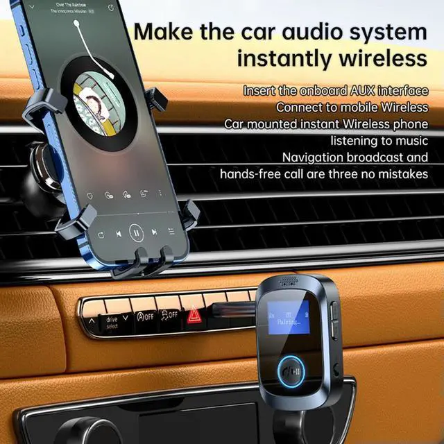 Alt view image 3 of 3 - Audio Receiver Transmitter Bluetooth-Compatible 5.4 Adapter 3.5mm AUX Jack Wireless Car Adapter for TV Car Speakers PC Headphone