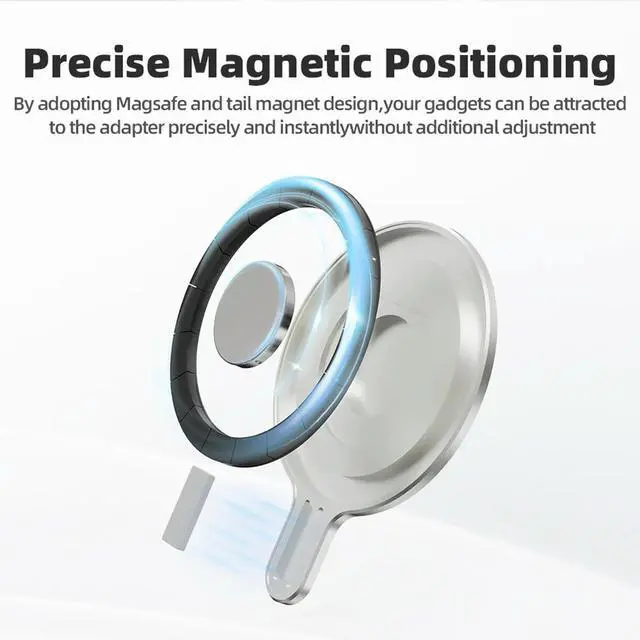Alt view image 3 of 3 - Magnetic Adapter Aluminum Alloy Cell Phone Magnet Mount Adapter Universal for Flow Sports Camera Accessories