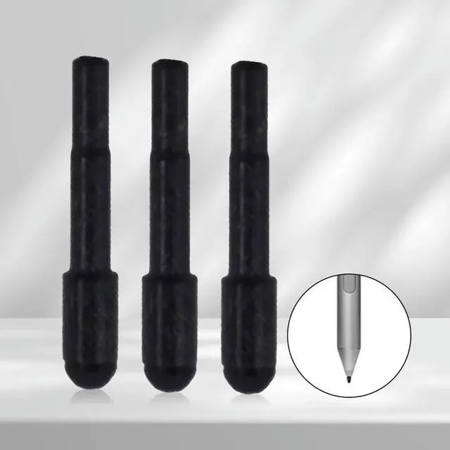 Alt view image 2 of 3 - 3Pcs Replacement Nibs with Clip Touch Pen Nibs High Sensitivity Stylus Replacement Spare Pen Tips for Active Pen G1/G2/G3