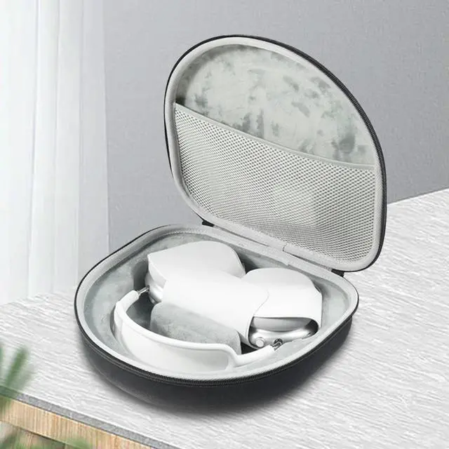 Alt view image 3 of 3 - EVA Headphone Carrying Case Shockproof Travel Handbag Waterproof Wireless Headset Protective Box for AirPods Max Headset