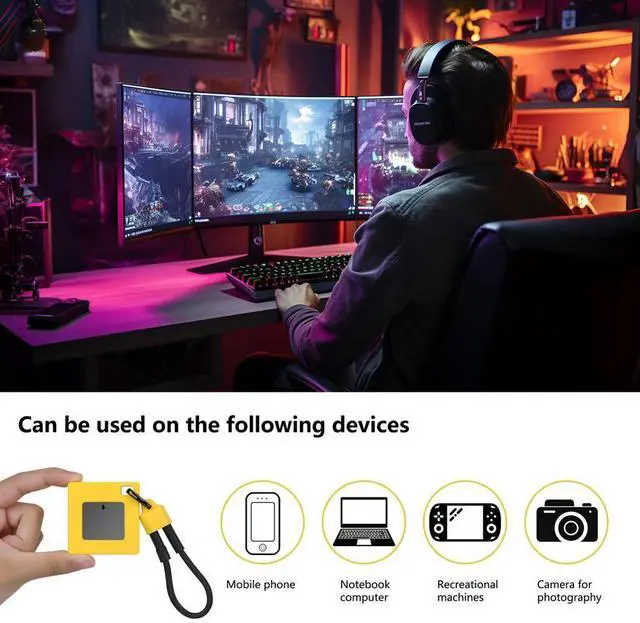 Alt view image 3 of 3 - M.2 NVMe 2230 SSD Enclosure USB-C Port NVMe PCI-E M.2 SSD Case USB 3.2 10Gbps External Adapter SSD Disk Box for 2230 SSD