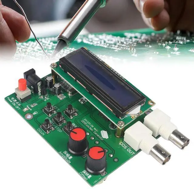 Alt view image 2 of 3 - DDS Function Signal Generator DIY Module Sine Square Sawtooth Triangle Wave Kit 1Hz-65534Hz Frequency Meter LCD Display