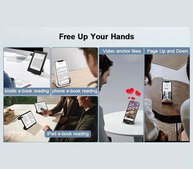 Main image of Remote Control for TikTok Remote Page Turner for Kindle Paperwhite Oasis Kobo EReaders for Android Tablets Reading Novels