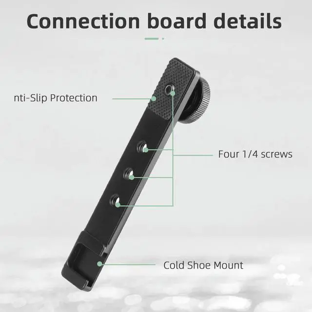 Main image of Phone Holder Fixed Bracket for Osmo Pocket 3 Expansion Accessories Phone Clip Clamp with 1/4inch Screw & Cold Shoe