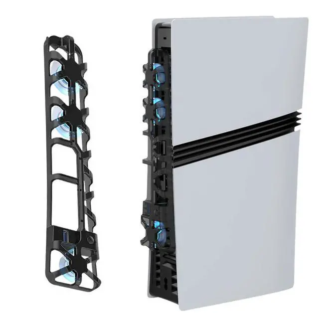 Alt view image 2 of 3 - Cooling Fan for PS 5 Pro External Fan Vertical Radiator Quiet Cooler Fan for 5 Pro Console Accessories