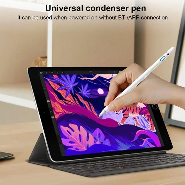 Alt view image 2 of 3 - Active Rechargeable Stylus Pen Universal Stylus Pen Tablet Pen for Android and iOS Touchscreens/Phones