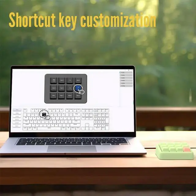 Alt view image 3 of 3 - 12 Keys Mechanical Keyboard Mini Programmable Hot Swappable Keyboard One Handed Keyboard for Working and Gaming