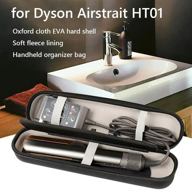 Alt view image 3 of 3 - EVA Portable Travel Bag Anti-Scratch Hard Case Dust-Proof Zipper Bags for Airstrait HT01 Hair Straightener