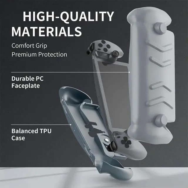 Alt view image 2 of 3 - TPU Case with Stand Protective Skin Cover Shockproof Grip Cover Case Protector Anti-Scratch Detachable Face Cover for Portal