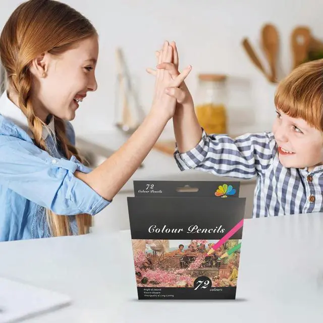 Alt view image 2 of 3 - 72 Count Colored Pencils Color Pencils Set Drawing Pencils Coloring Pencils Art Colored Pencils for Coloring Books