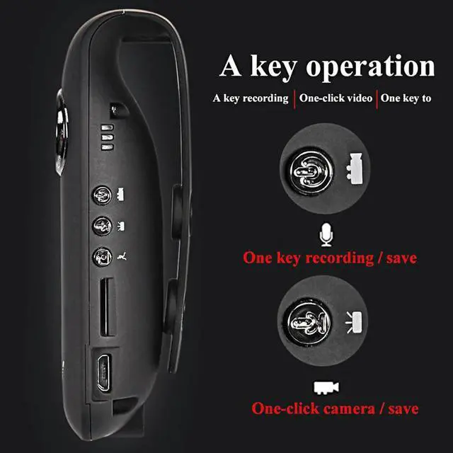 Main image of Cycling Video Recorder Motion Activate Portable Pocket Body Cams High Speed Police Body Camera Portable Law Enforcement Recorder
