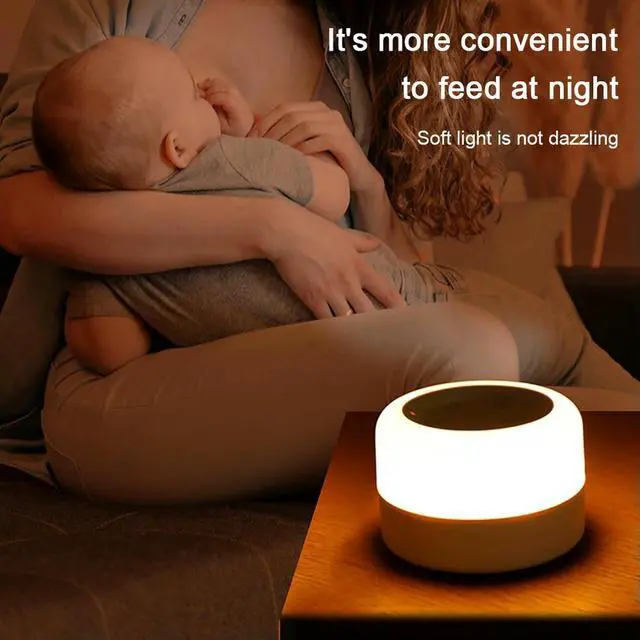 Alt view image 2 of 3 - Soothing Sounds Sleep Machine with Night Light Sleeping Relaxation for Baby Touch Adjustable USB Rechargeable for Home Travel