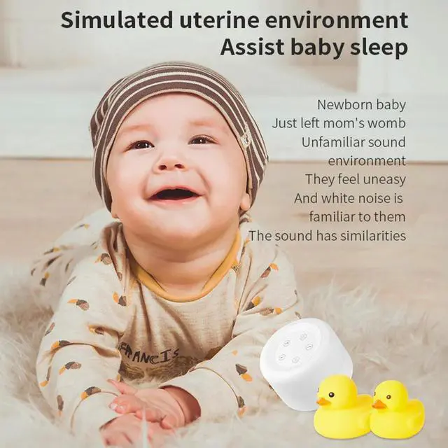 Alt view image 3 of 3 - Soothing Sounds Sleep Machine with Night Light Sleeping Relaxation for Baby Touch Adjustable USB Rechargeable for Home Travel