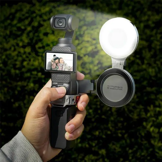 Alt view image 2 of 3 - Camera Expansion Bracket for Osmo Pocket 3 Desktop Mount Base Magnetic Base Adapter Frame Vlgo Video Shooting Accessorises