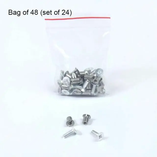 Main image of 24Pcs l Screws Fasteners Kit Stainless Steel NAB Hub Take Up Reel Screw Set Universal for 3M for AMPEX for TEAC for RMGI