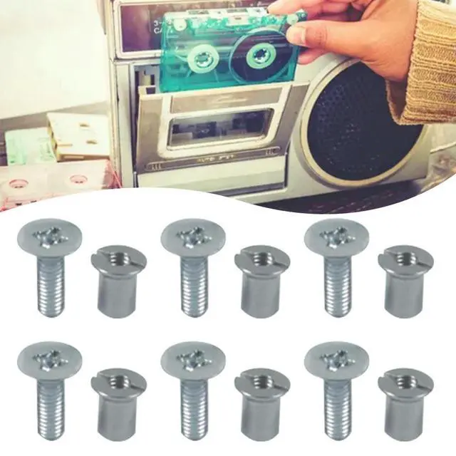 Alt view image 3 of 3 - 24Pcs l Screws Fasteners Kit Stainless Steel NAB Hub Take Up Reel Screw Set Universal for 3M for AMPEX for TEAC for RMGI