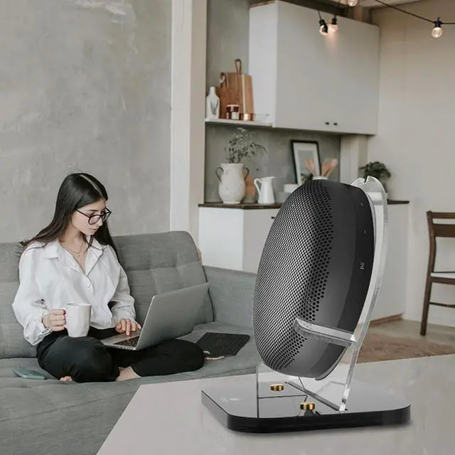 Alt view image 2 of 3 - Acrylic Speaker Mount Screw Fixation Speaker Box Rack Anti-slip with Cushion Pad Accessories for Beosound A1/A1 2nd