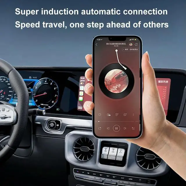 Alt view image 3 of 3 - Carplay Wireless Adapter Converts Wired To Wireless CarPlay Dongle Connect Fast Wireless CarPlay for Factory Wired Carplay Cars