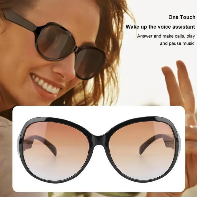 Alt view image 2 of 3 - 144 Languages Glasses Translator UV Protection Translator Glasses & Headset Waterproof Open Ear Sunglasses for Men & Women