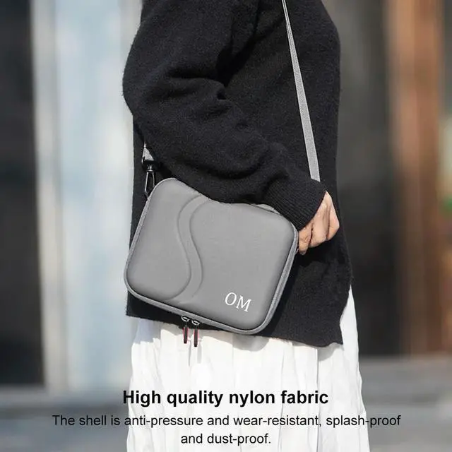 Alt view image 3 of 3 - For Osmo Mobile 7/7 Pro Carrying Case Protective Handbag Shockproof Portable Bag for Handheld Gimbal&Accessories