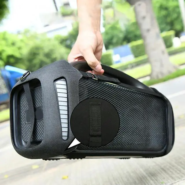 Alt view image 2 of 3 - Portable Speaker Case Nylon Fall-proof Audio Bag with Adjustable Shoulder Strap Accessories for Tribit StormBox Blast