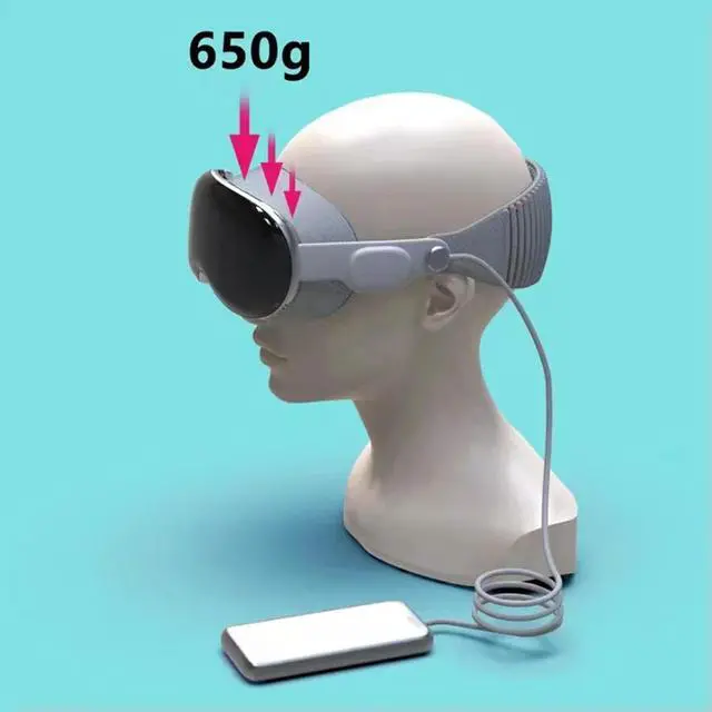 Alt view image 3 of 3 - VR Stress Relief Headband Adjustable Elite Strap Reduce Facial Stress Replacement Head Strap for Vision Pro VR Accessories
