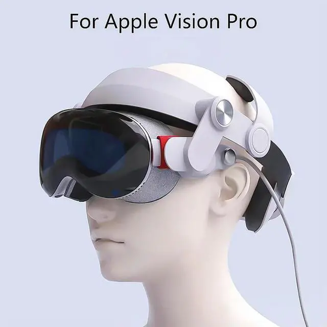 Alt view image 2 of 3 - VR Stress Relief Headband Adjustable Elite Strap Reduce Facial Stress Replacement Head Strap for Vision Pro VR Accessories