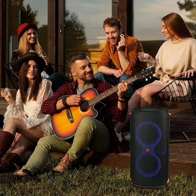 Alt view image 3 of 3 - Speaker Dust Cover No Removal Mesh Slip Cover Case Scratch-resistant Anti Dust Cover for JBL Partybox 110 Portable BT Speaker
