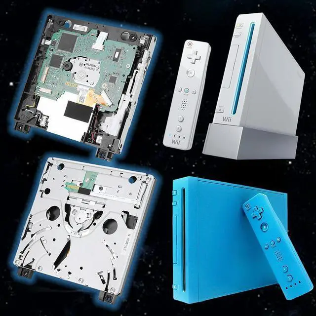 Alt view image 3 of 3 - For WII D2E Replacement DVD ROM Drive Disc Repair Part Reader Module Dual IC Cracking Optical Drive Optical Board