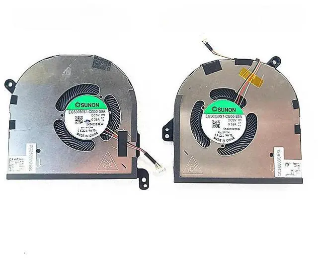 Main image of Replacement Laptop CPU GPU Cooling Fan for XPS 2020 Year 15 9500 9510 Precision 5550 Series Fan 009RK6 0DJH35