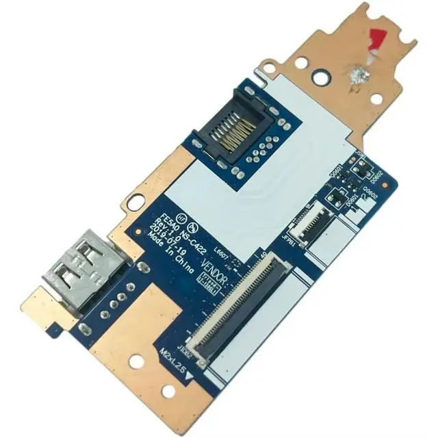Alt view image 3 of 3 - Laptop USB Card Reader Board Module Replacement for ThinkPad E15 20RD 20RE 5C50S73032 NS-C422