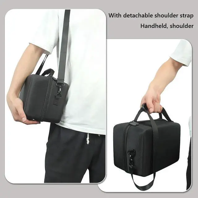 Alt view image 2 of 3 - EVA Hard Carrying Case with Shoulder Strap Hard Travel Case Wireless Mini Speaker Carrying Pouch for Marshall Kilburn II Speaker