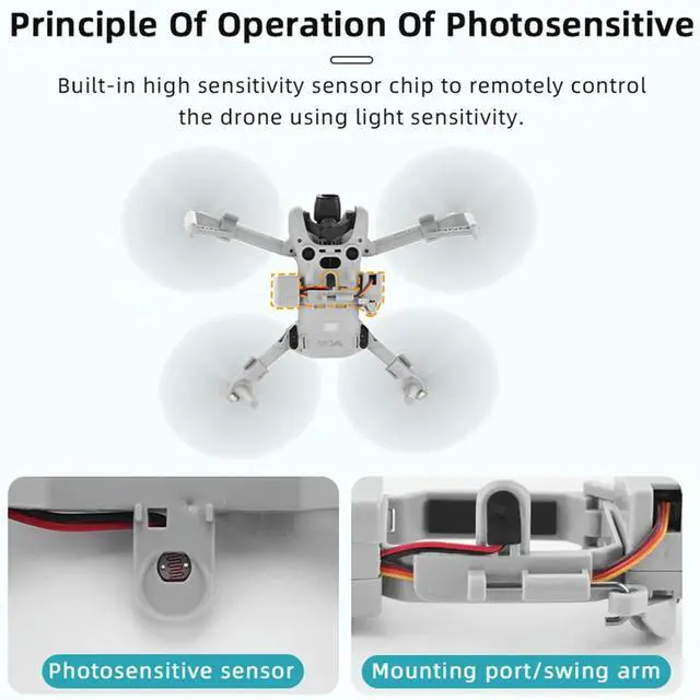 Main image of For Mini 4 Pro Drone Airdrop Thrower System Payload Delivery Thrower Air Dropper Device for Fishing and Casting Farther