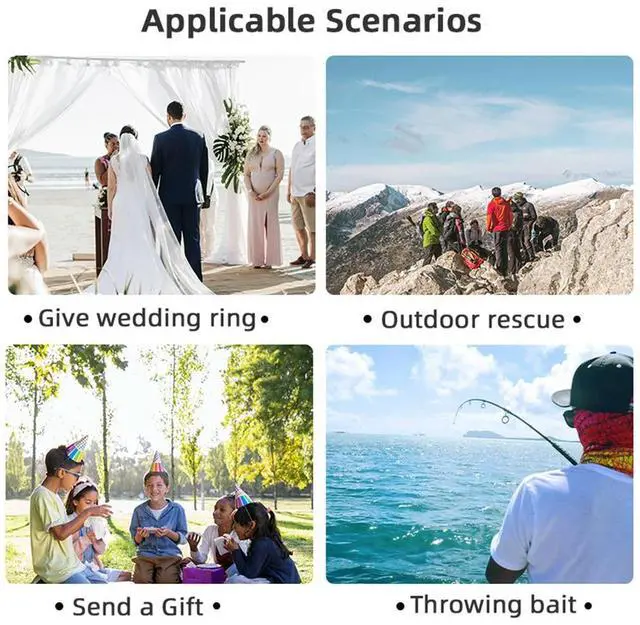 Main image of Air Dropping System 150mAh Drone Ring Gift Delivery Device Remote Fishing Bait Ring Sender Dispenser Thrower for Mavic Air 3