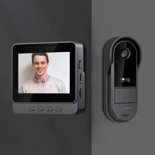 Alt view image 2 of 3 - 2.4G Wireless Visual Doorbell IR Night Vision Video Intercom Door Bell Waterproof Door Bell for Home Office Apartment