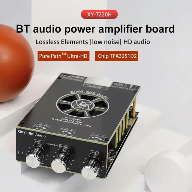 Alt view image 3 of 3 - TPA3251 BT 220Wx2 Power Audio Amplifier Board Stereo Treble And Bass Adjustment Home Theater Amplifiers Speaker Stereo Audio AMP