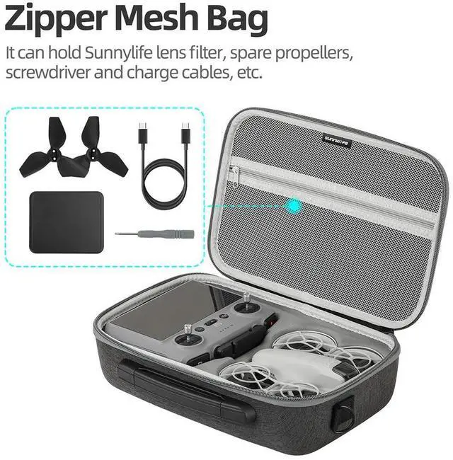 Main image of Portable Carrying Case Travel Bag Shockproof Case for Neo Drone and RC 2 Remote Controller