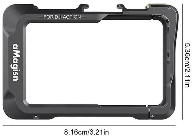 Main image of Protective Frame Quick Release with Lens Cover Camera Cage l Cage Protective Frame Housing Cage for Action 5 Pro/4/3