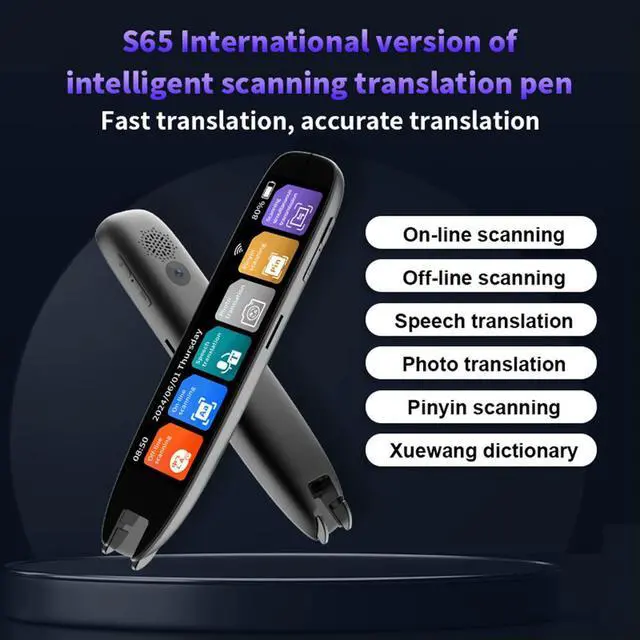 Alt view image 3 of 3 - Translation Pen Reading Pen 142 Language Translator Pen Language Translator Device for Kids & Adults