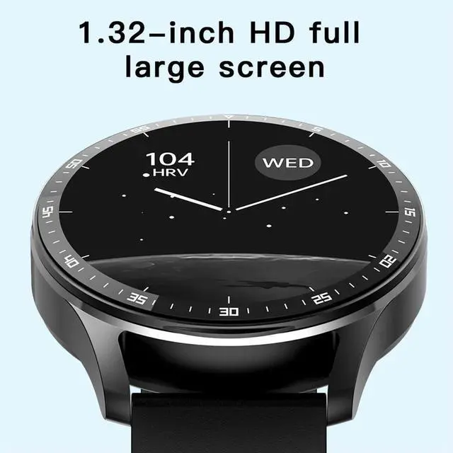 Main image of Watch 2 in 1 Sports Watch 1.32-inch Screen Heart Rate Health Monitor with Bluetooth-compatible Earphones