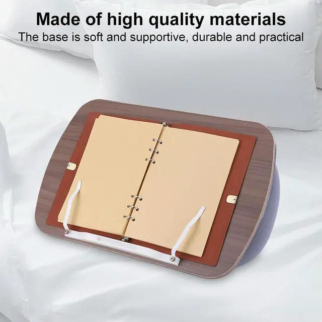 Alt view image 3 of 3 - Lap Beanbag Book Stand for Book Laptop Pad Reading Pillow Stand Lap Book Stand Ideal for Book Lovers in Dorm Room
