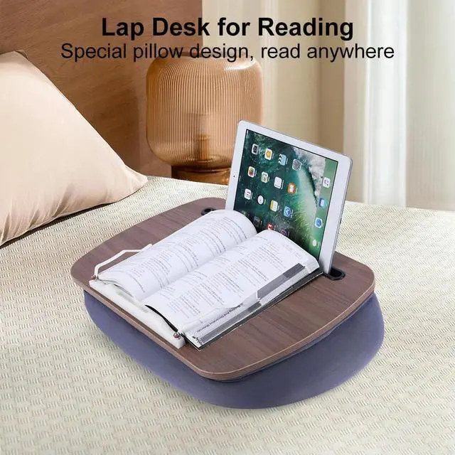 Alt view image 2 of 3 - Lap Beanbag Book Stand for Book Laptop Pad Reading Pillow Stand Lap Book Stand Ideal for Book Lovers in Dorm Room