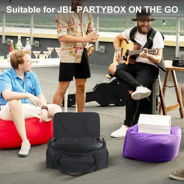 Alt view image 2 of 3 - Carrying Case for JBL PartyBox On The Go Speaker Portable Party Speaker Outdoor Box Speaker Carry Tote Bag