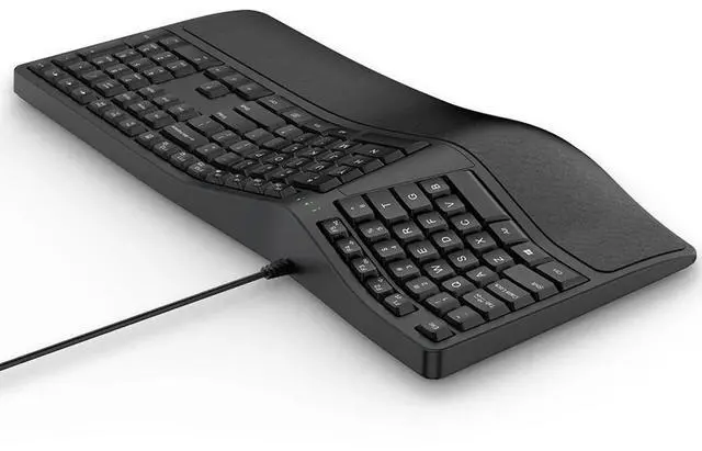 Main image of K9 USB Wired Keyboard with Wrist Rest Gaming Keyboard 110 Keys Computer Keyboard for Business Office