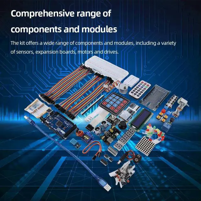 Alt view image 2 of 3 - The Most Complete Starter Kit Ultrasonic Sensor Starter Set Tutorial Ultrasonic Ranging Relay for Mega2560 Nano